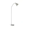 Markslöjd LED-lattiavalaisin Funil, harmaa, metalli, himmennettävä