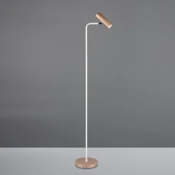 Marley lattiavalaisin, ruskea/vaaleanharmaa, korkeus 151 cm, metallia