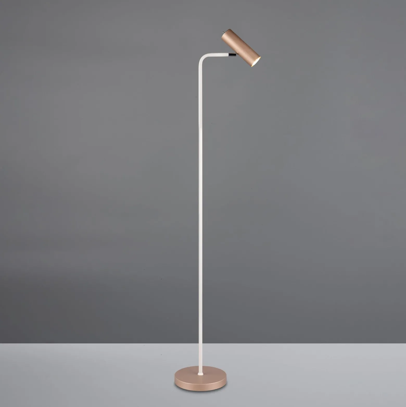 Marley lattiavalaisin, ruskea/vaaleanharmaa, korkeus 151 cm, metallia