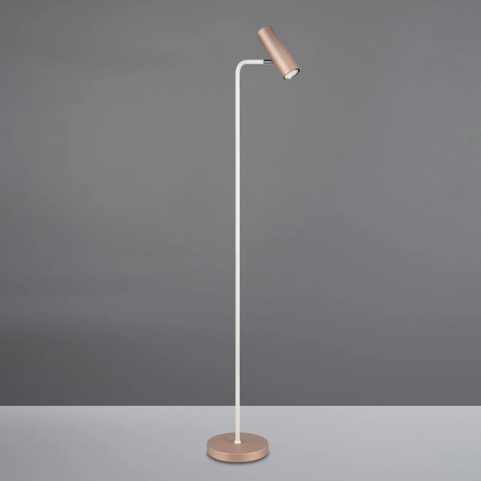 Marley lattiavalaisin, ruskea/vaaleanharmaa, korkeus 151 cm, metallia