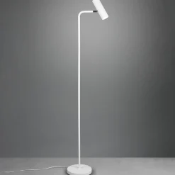 Marley lattiavalaisin, valkoinen, korkeus 151 cm, metallia