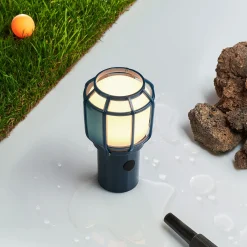 MARSET Chispa -LED-akkuterassivalo IP44, sininen