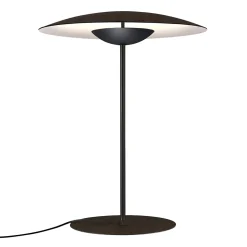 MARSET Ginger M LED-pöytävalaisin Ø42cm wenge/valkoinen