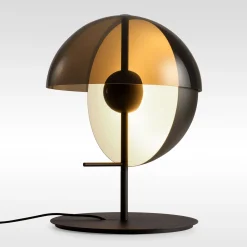 MARSET Theia M -LED-pöytälamppu Ø 32 cm musta