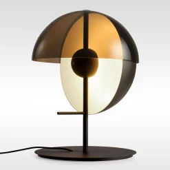 MARSET Theia M -LED-pöytälamppu Ø 32 cm musta