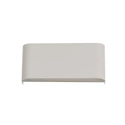 Match Box LED-seinävalaisin, valkoinen, metalli, ylös/alas, 18 cm