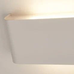 Match Box LED-seinävalaisin, valkoinen, metalli, ylös/alas, 18 cm