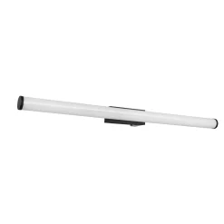 Mattimo LED-seinävalaisin, leveys 80 cm, musta, kytkin