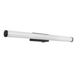 Mattimo LED-seinävalaisin, leveys 60 cm, musta, kytkin
