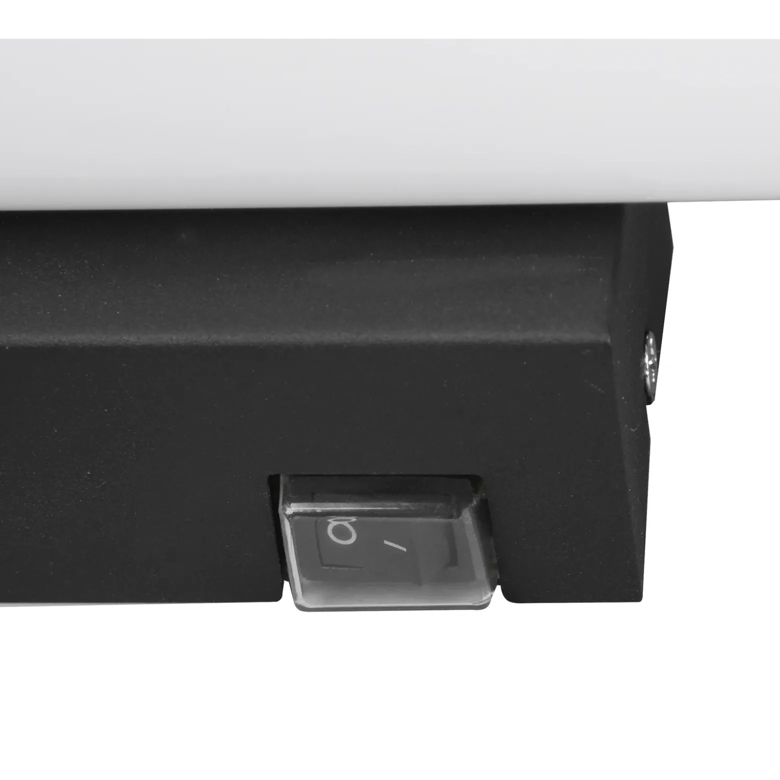 Mattimo LED-seinävalaisin, leveys 60 cm, musta, kytkin