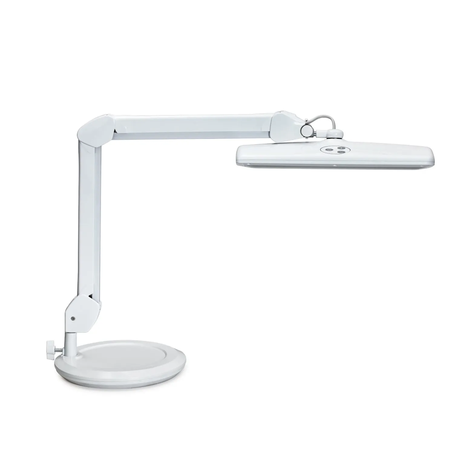 MAULintro LED-työpistevalaisin, valkoinen, 46 cm, jalusta