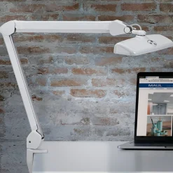 MAULintro LED-työpistevalaisin, valkoinen, 52 cm, kiinnitysjalka