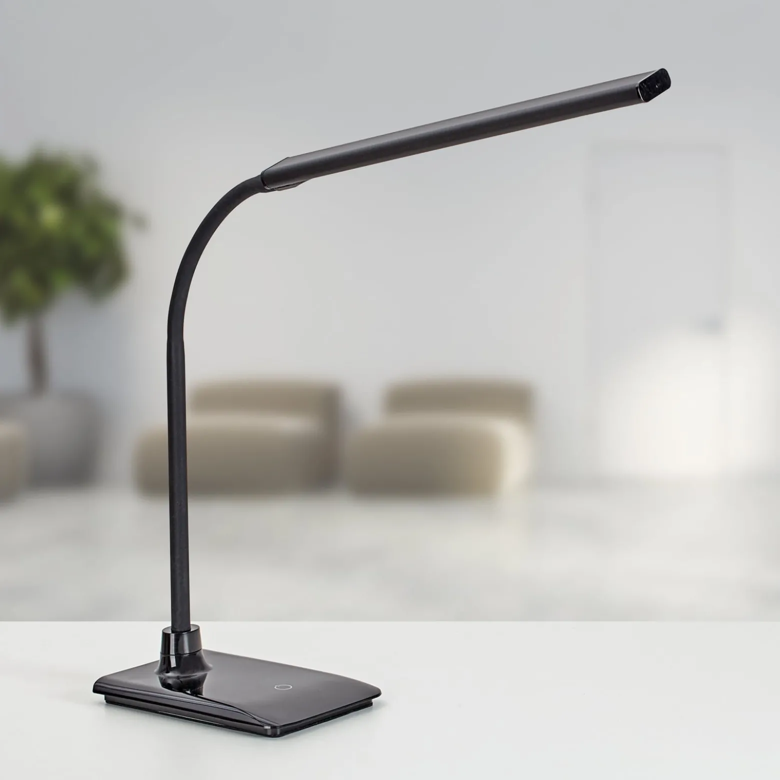 MAULpirro LED-pöytävalaisin, musta, 37 cm, himmennettävä