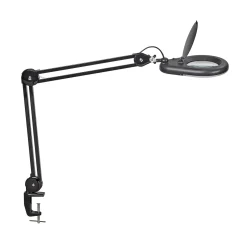 MAULviso LED-suurennuslasivalaisin, musta, korkeus 50 cm, kiinnike