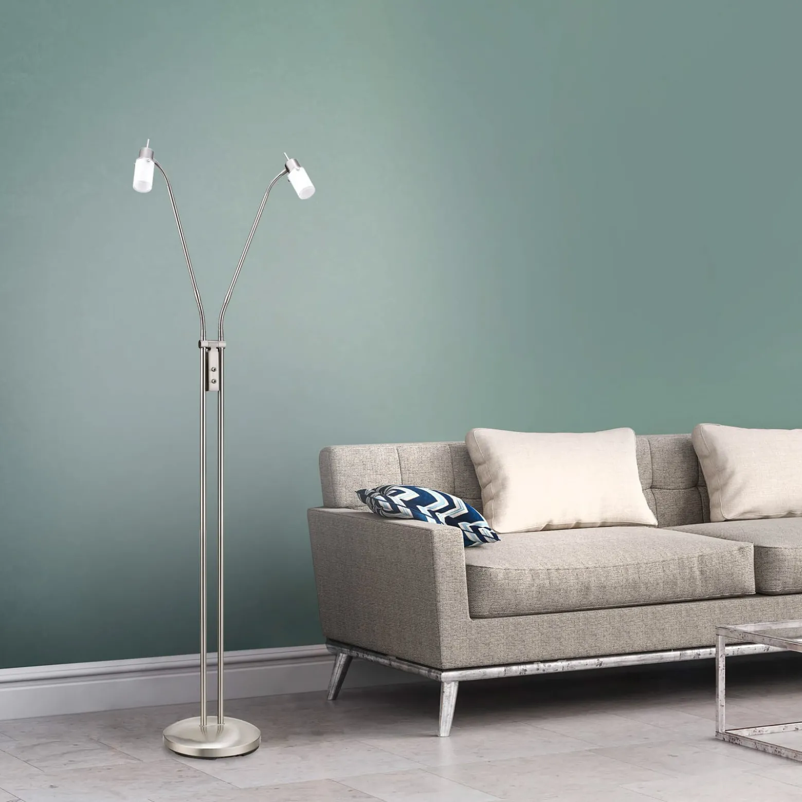 Max-LED-lattiavalaisin, 2-lamppuinen