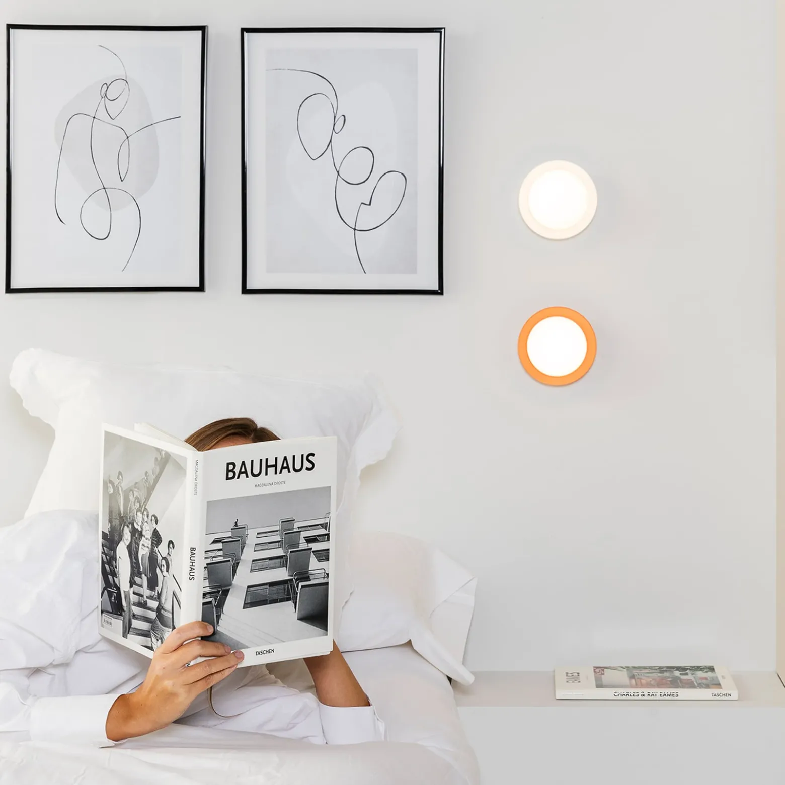 May IP44 LED-seinävalaisin, valkoinen