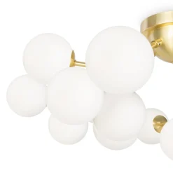 Maytoni Dallas kattovalaisin 20-valo, korkeus 25 cm, kultainen