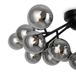 Maytoni Dallas kattovalaisin 20-valo, korkeus 25 cm, musta