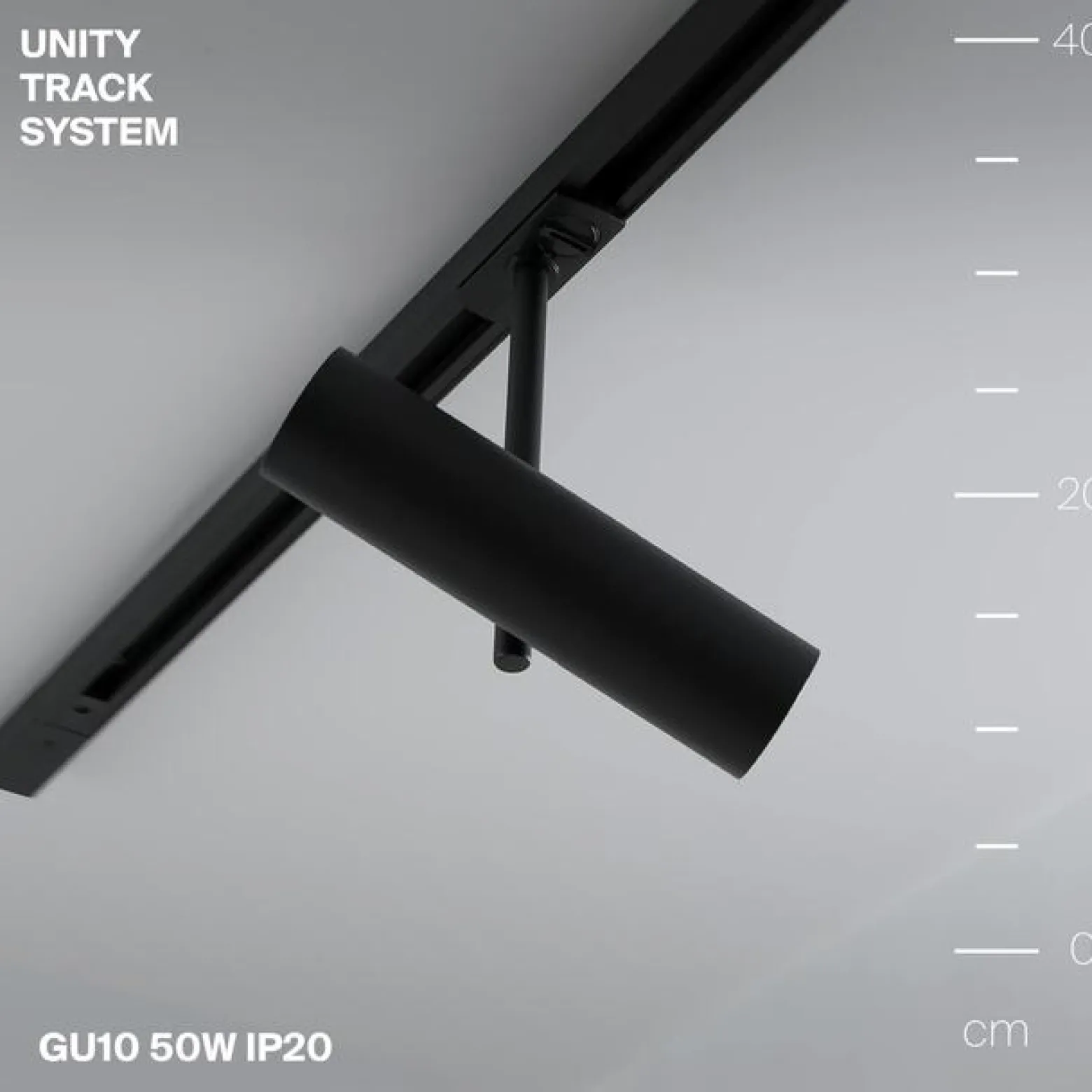 Maytoni Elti raidevalaisin, musta, Unity-järjestelmä