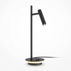 Maytoni Estudo LED-pöytävalaisin, musta Korkeus 45,5 cm metallia