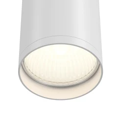 Maytoni Focus alasvalo, valkoinen, Ø 5,2 cm, alumiini, GU10