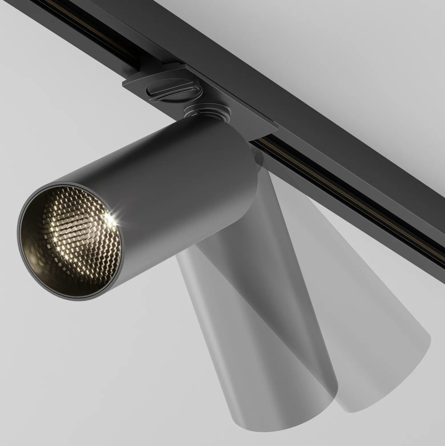 Maytoni Focus LED-valonheitin, Unity-järjestelmä, Triac, 930, musta