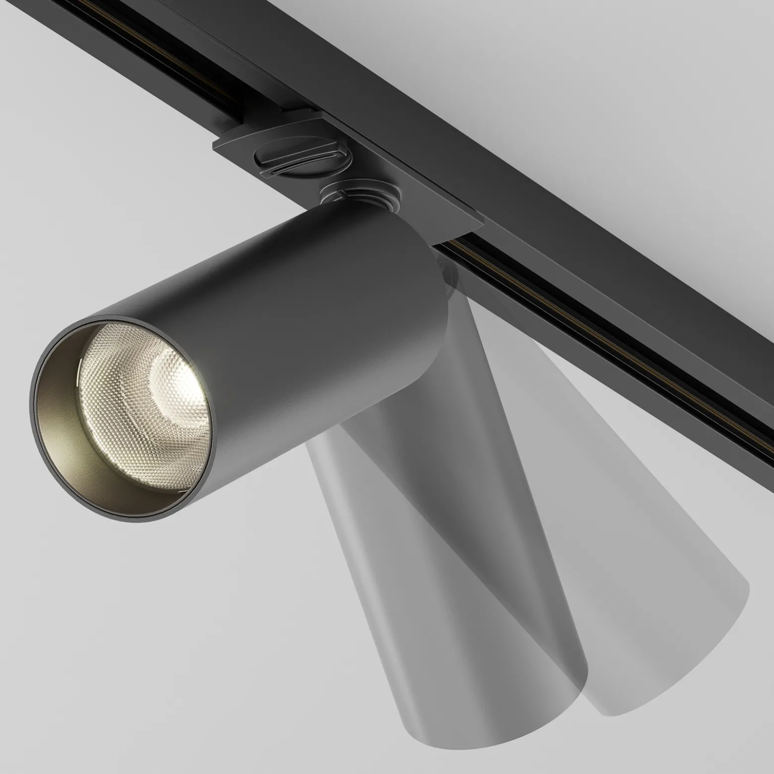 Maytoni Focus LED-valonheitin, Unity-järjestelmä, Triac, 930, musta