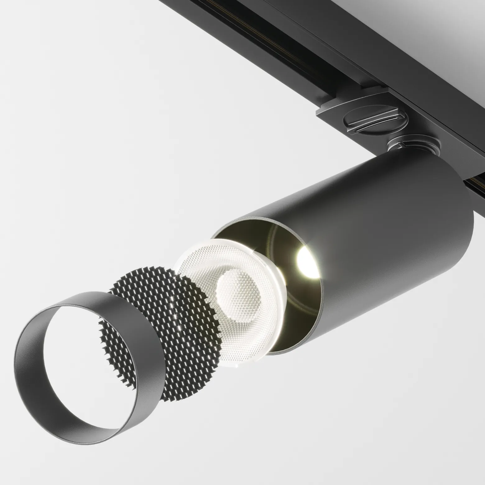 Maytoni Focus LED-valonheitin, Unity-järjestelmä, Triac, 930, musta