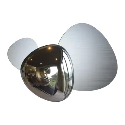 Maytoni Jack-stone -LED-seinävalo 36,6 cm nikkeli
