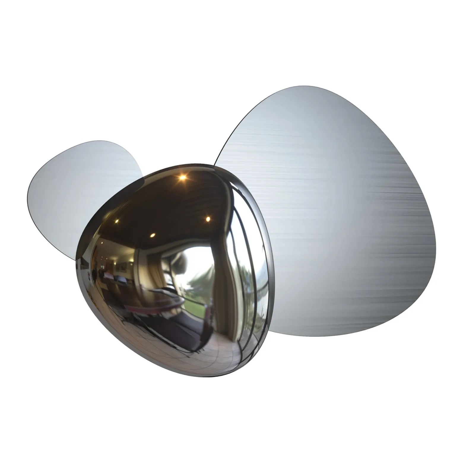 Maytoni Jack-stone -LED-seinävalo 36,6 cm nikkeli