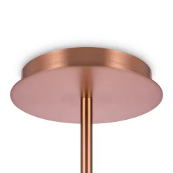 Maytoni kattokruunu Erich, messinki rosé lasi/metalli 12-light.