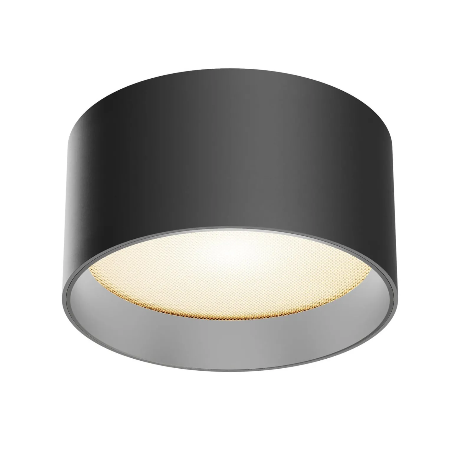 Maytoni LED-alasvalo Vega, musta, Ø 14 cm, 15W, alumiini