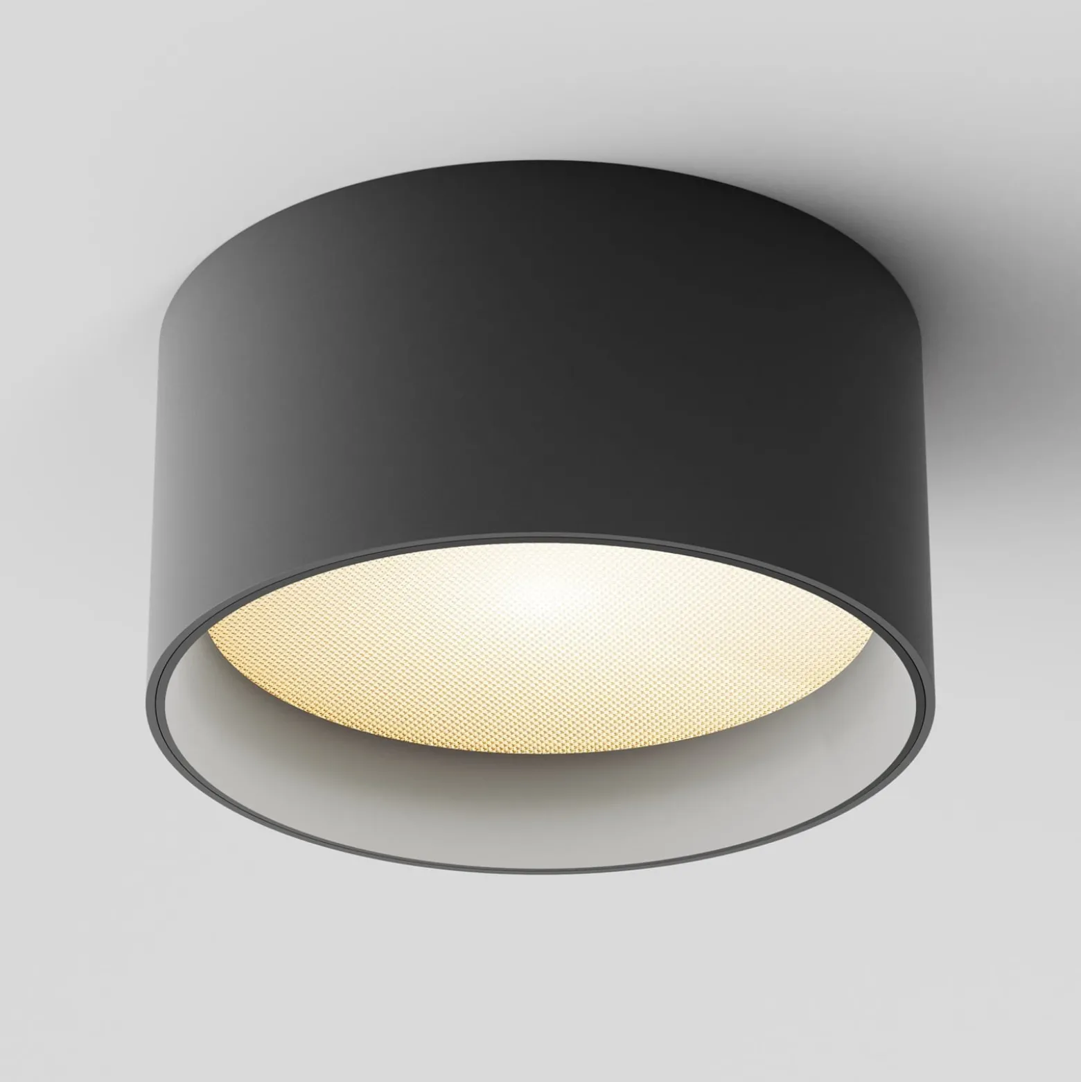 Maytoni LED-alasvalo Vega, musta, Ø 14 cm, 15W, alumiini