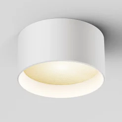Maytoni LED-alasvalo Vega, valkoinen, Ø 14 cm, 15W, alumiini