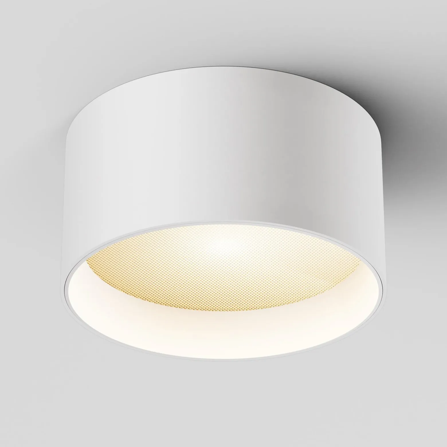 Maytoni LED-alasvalo Vega, valkoinen, Ø 14 cm, 15W, alumiini