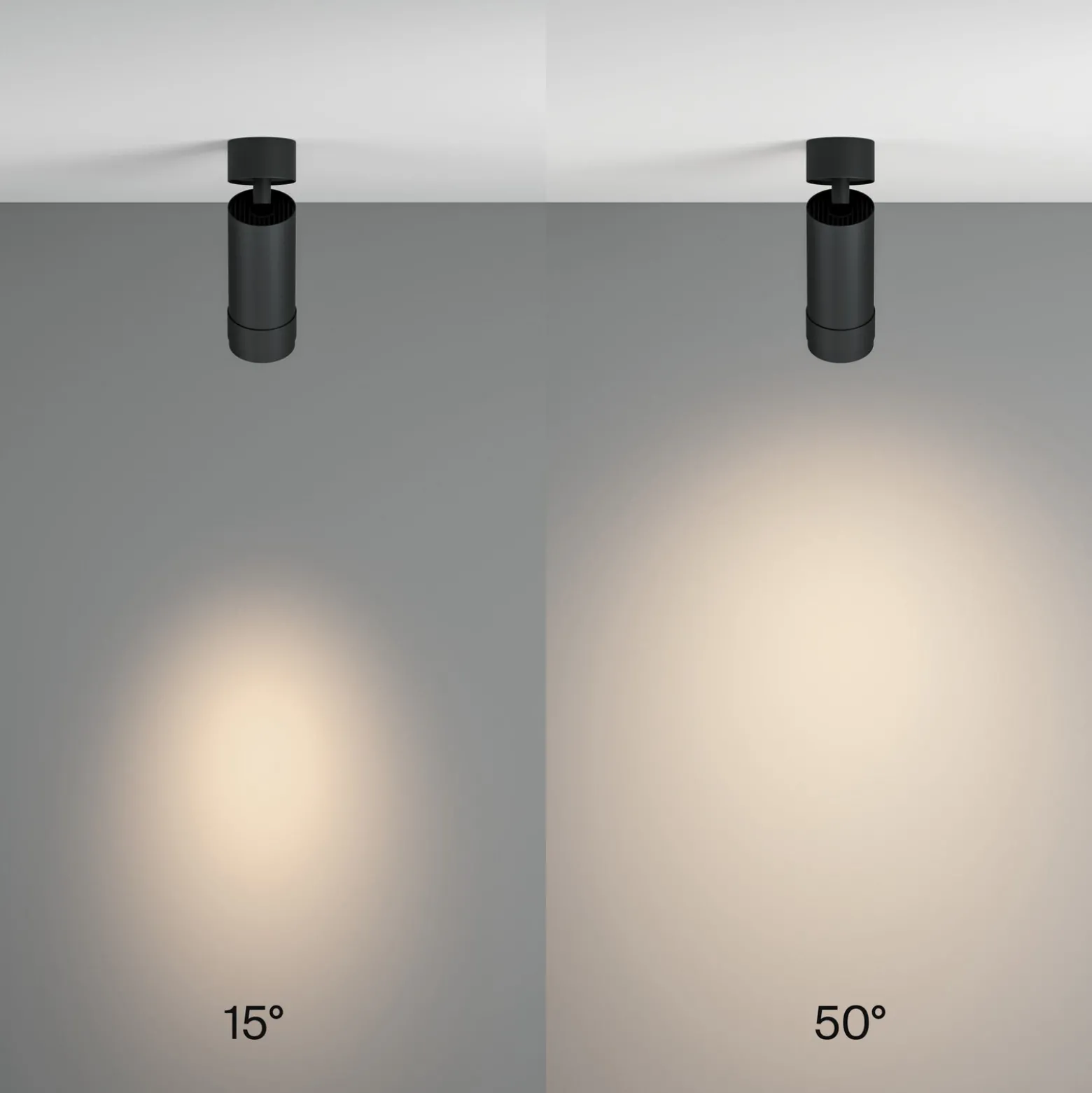 Maytoni LED-kattospotti Focus Zoom, musta, 4000 K, käännettävä
