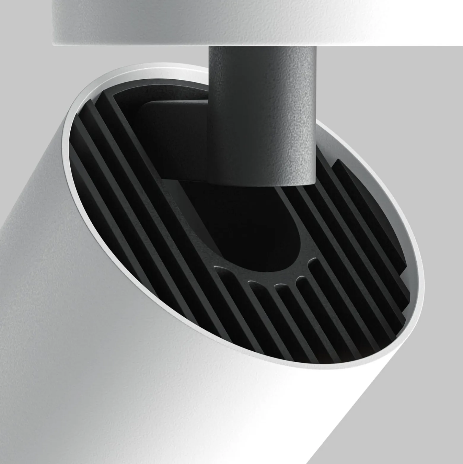Maytoni LED-kattospotti Focus Zoom, valkoinen, 4000 K, käännettävä