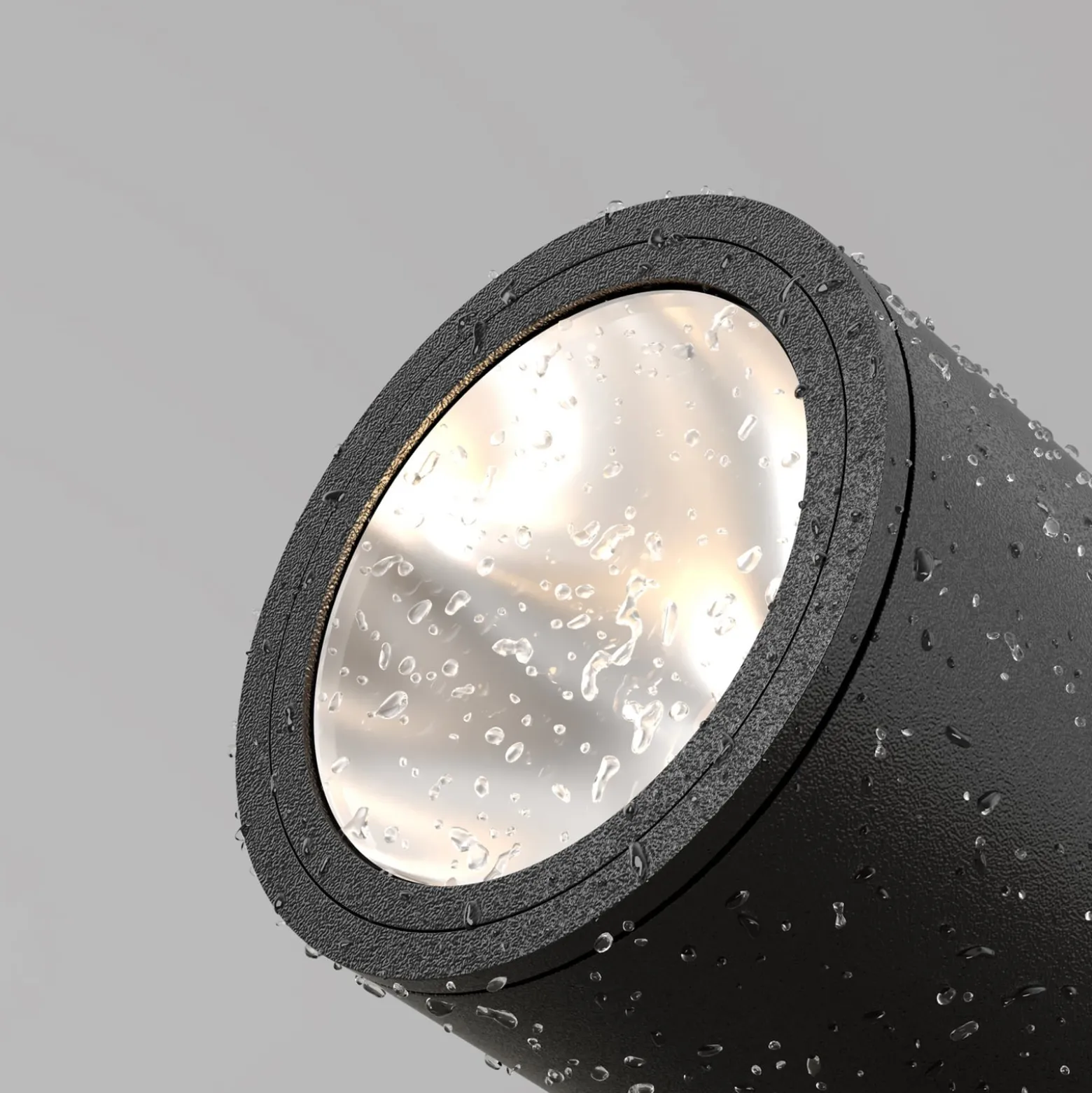 Maytoni LED-maapiikkikohdevalo Bern, grafiitti, Ø 13 cm, IP65