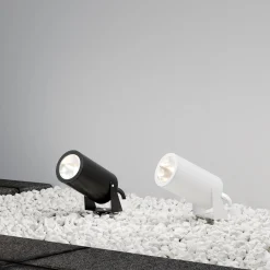 Maytoni LED-maapiikkikohdevalo Bern, grafiitti, Ø 13 cm, IP65