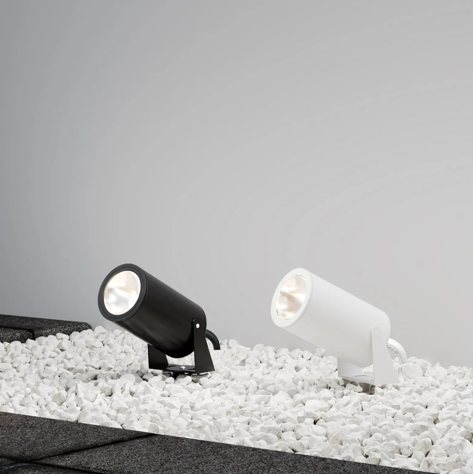 Maytoni LED-maapiikkikohdevalo Bern, grafiitti, Ø 13 cm, IP65