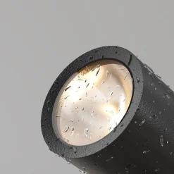 Maytoni LED maapiikkivalaisin Bern, grafiitti, Ø5.5cm, 5W, IP65