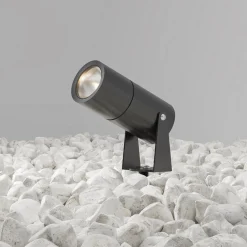 Maytoni LED maapiikkivalaisin Bern, grafiitti, Ø5.5cm, 5W, IP65
