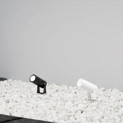 Maytoni LED maapiikkivalaisin Bern, grafiitti, Ø5.5cm, 5W, IP65