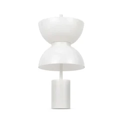 Maytoni LED-pöytävalaisin Kyoto, valkoinen, korkeus 46 cm, marmori