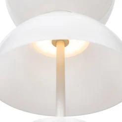 Maytoni LED-pöytävalaisin Kyoto, valkoinen, korkeus 46 cm, marmori