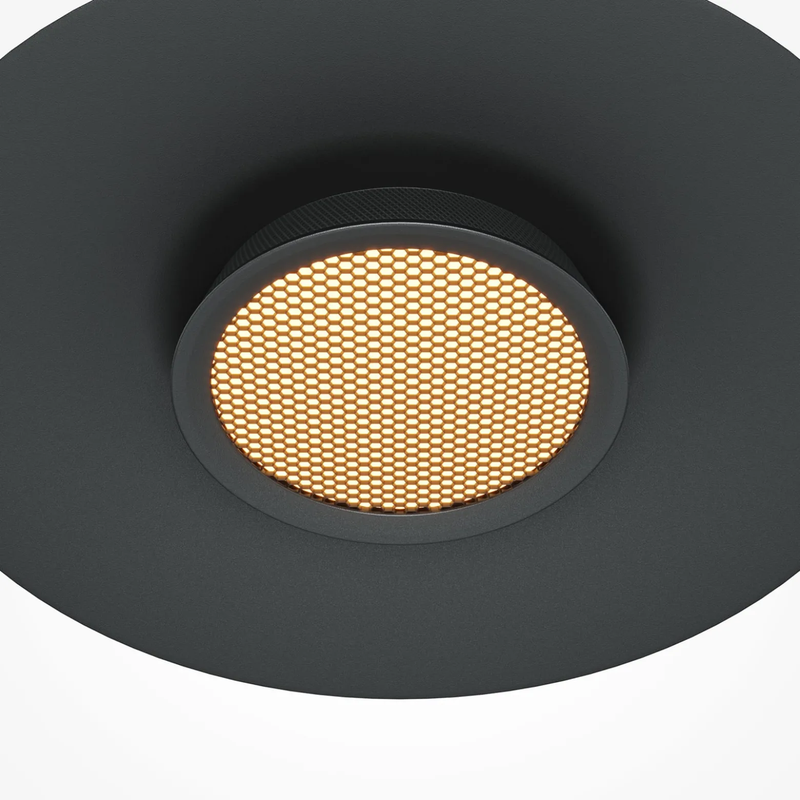 Maytoni LED-riippuvalaisin El, Ø 35 cm, musta, alumiinia