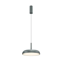 Maytoni LED-riippuvalaisin Gerhard, harmaa, Ø 30 cm, metallia