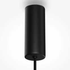 Maytoni LED-riippuvalaisin Gerhard, musta, Ø 30 cm, metallia