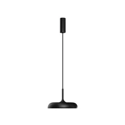 Maytoni LED-riippuvalaisin Gerhard, musta, Ø 30 cm, metallia
