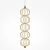 Maytoni LED-riippuvalaisin Golden Cage, pystysuora, Ø 13,9 cm